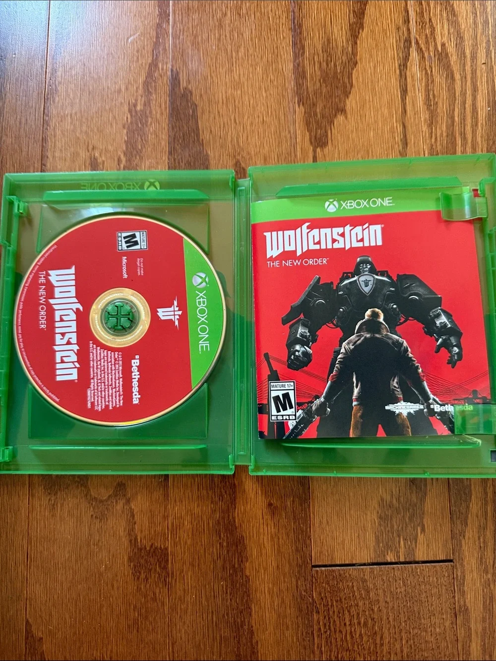 Wolfenstein The New Order Xbox One Video Game Complete
